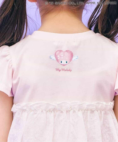 My Melody&《庫洛米》 閃亮印花 線上限定 接觸涼感 罩衫上衣
