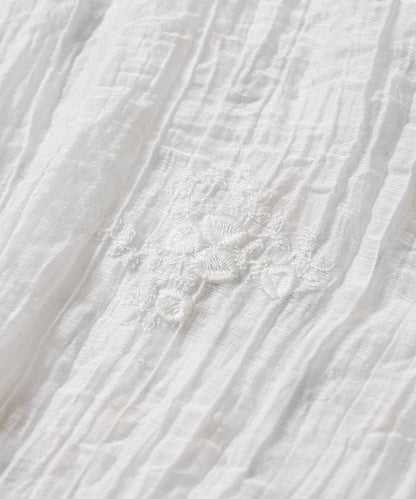 透紗刺繡 無袖款 結合帶胸墊設計 上衣＋吊帶衫套裝