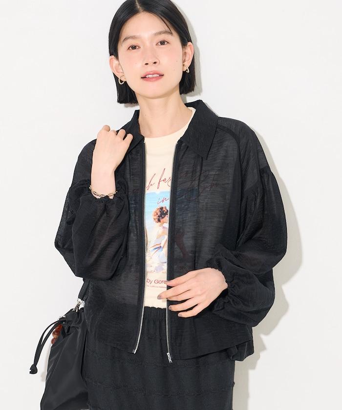 透紗短外套