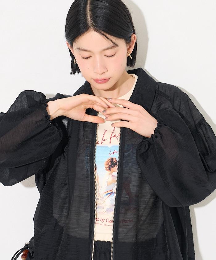 透紗短外套