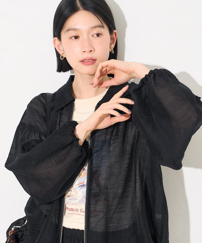 透紗短外套