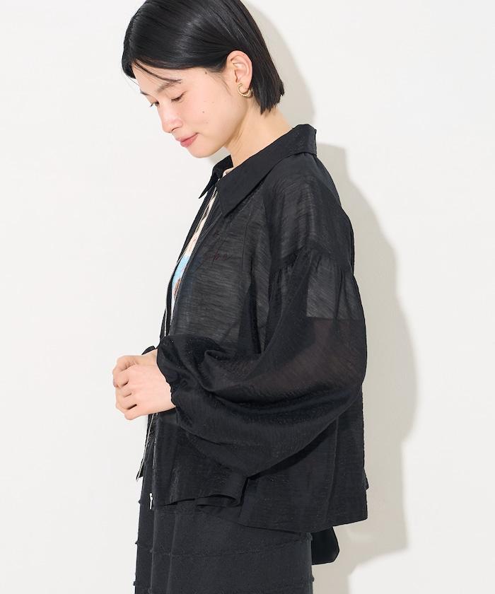 透紗短外套