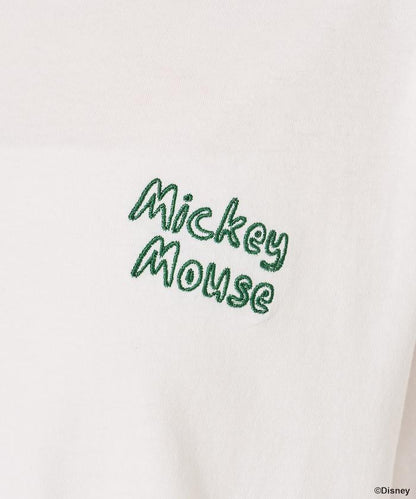 MICKEY MOUSE（米老鼠） 復古滿版刺繡T恤