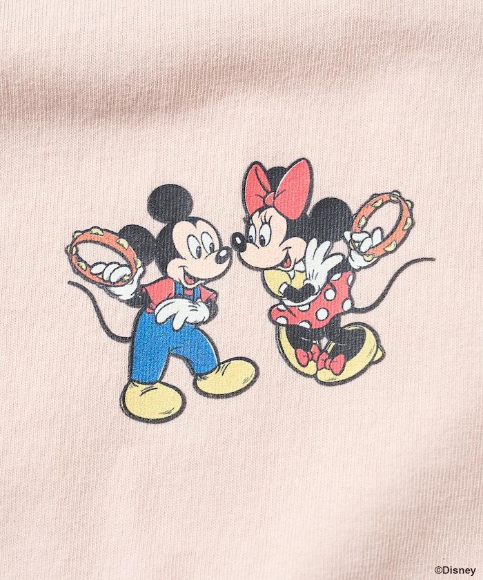 MICKEY MOUSE（米老鼠） 復古滿版刺繡T恤