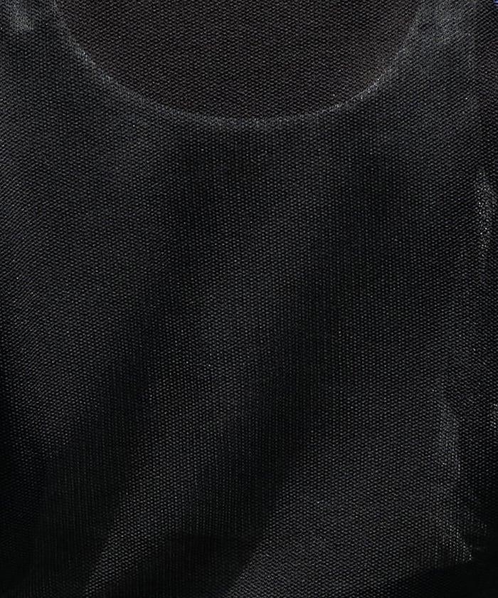 輕薄透視 V領 五分袖 開衫