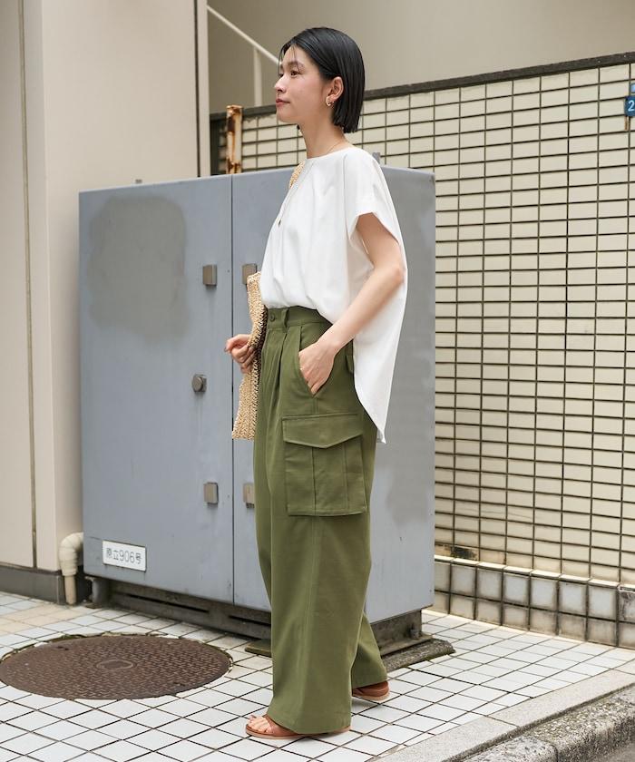 背緞 工裝褲