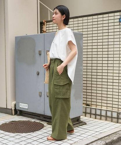 背緞 工裝褲
