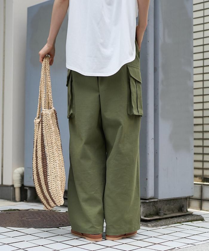 背緞 工裝褲