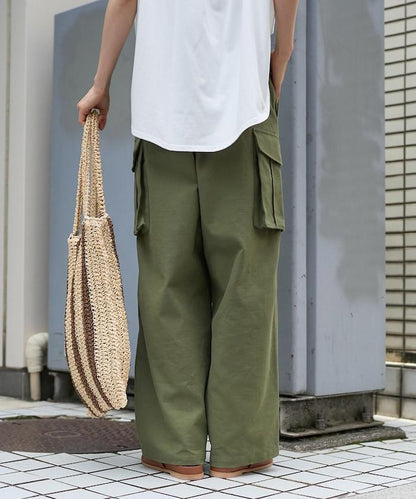 背緞 工裝褲