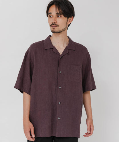 聯名 BROOKS BROTHERS×URBAN RESEARCH LINEN CAMP SHIRTS SHORT-SLEEVE 襯衫