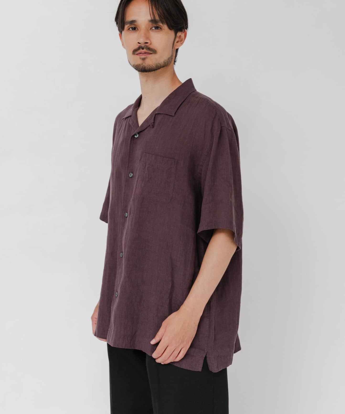 聯名 BROOKS BROTHERS×URBAN RESEARCH LINEN CAMP SHIRTS SHORT-SLEEVE 襯衫