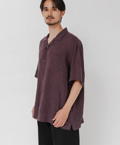 聯名 BROOKS BROTHERS×URBAN RESEARCH LINEN CAMP SHIRTS SHORT-SLEEVE 襯衫