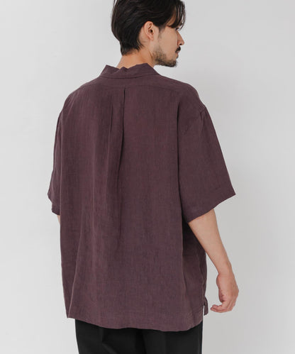 聯名 BROOKS BROTHERS×URBAN RESEARCH LINEN CAMP SHIRTS SHORT-SLEEVE 襯衫