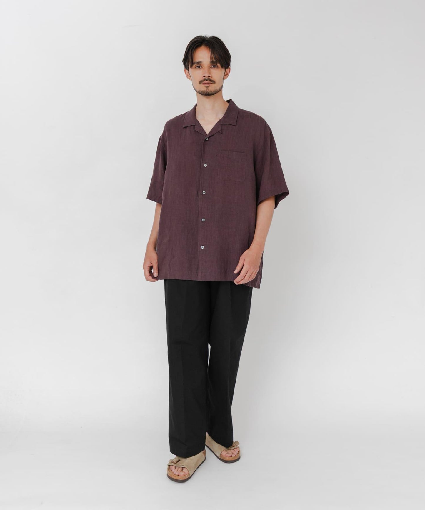 聯名 BROOKS BROTHERS×URBAN RESEARCH LINEN CAMP SHIRTS SHORT-SLEEVE 襯衫