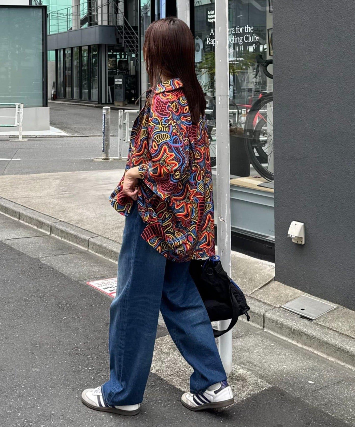 S.G 迷幻圖案短袖襯衫