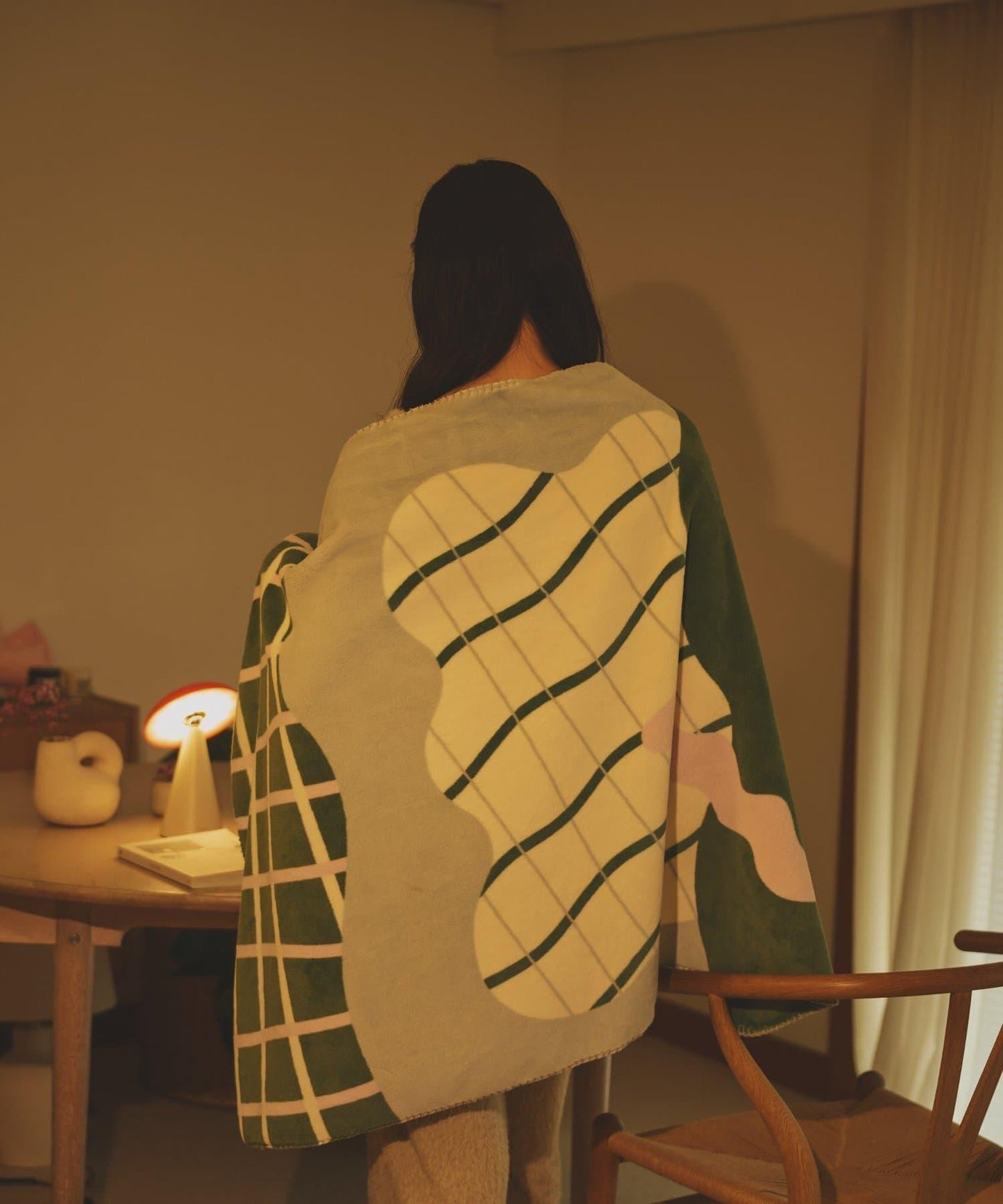 SAHIR サヒール 法蘭絨 HALF 毯子