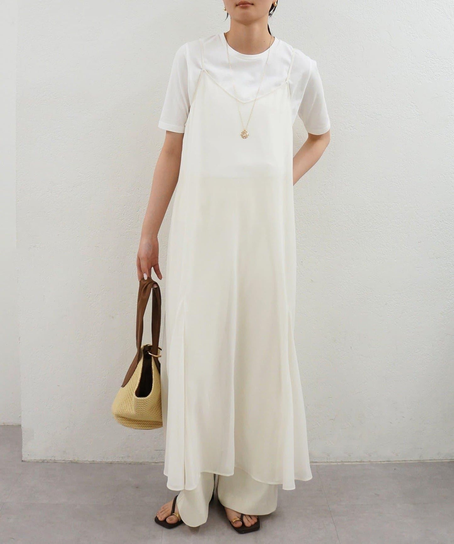 Loungedress 透視吊帶連衣裙