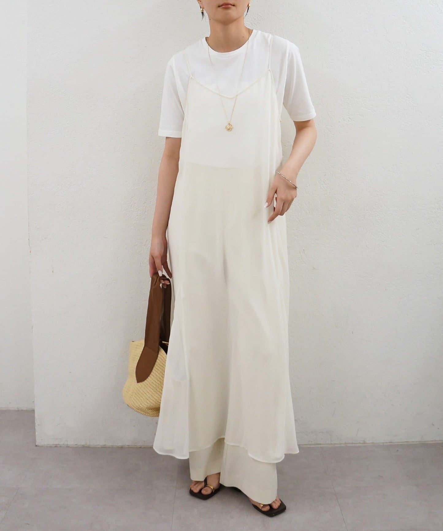 Loungedress 透視吊帶連衣裙