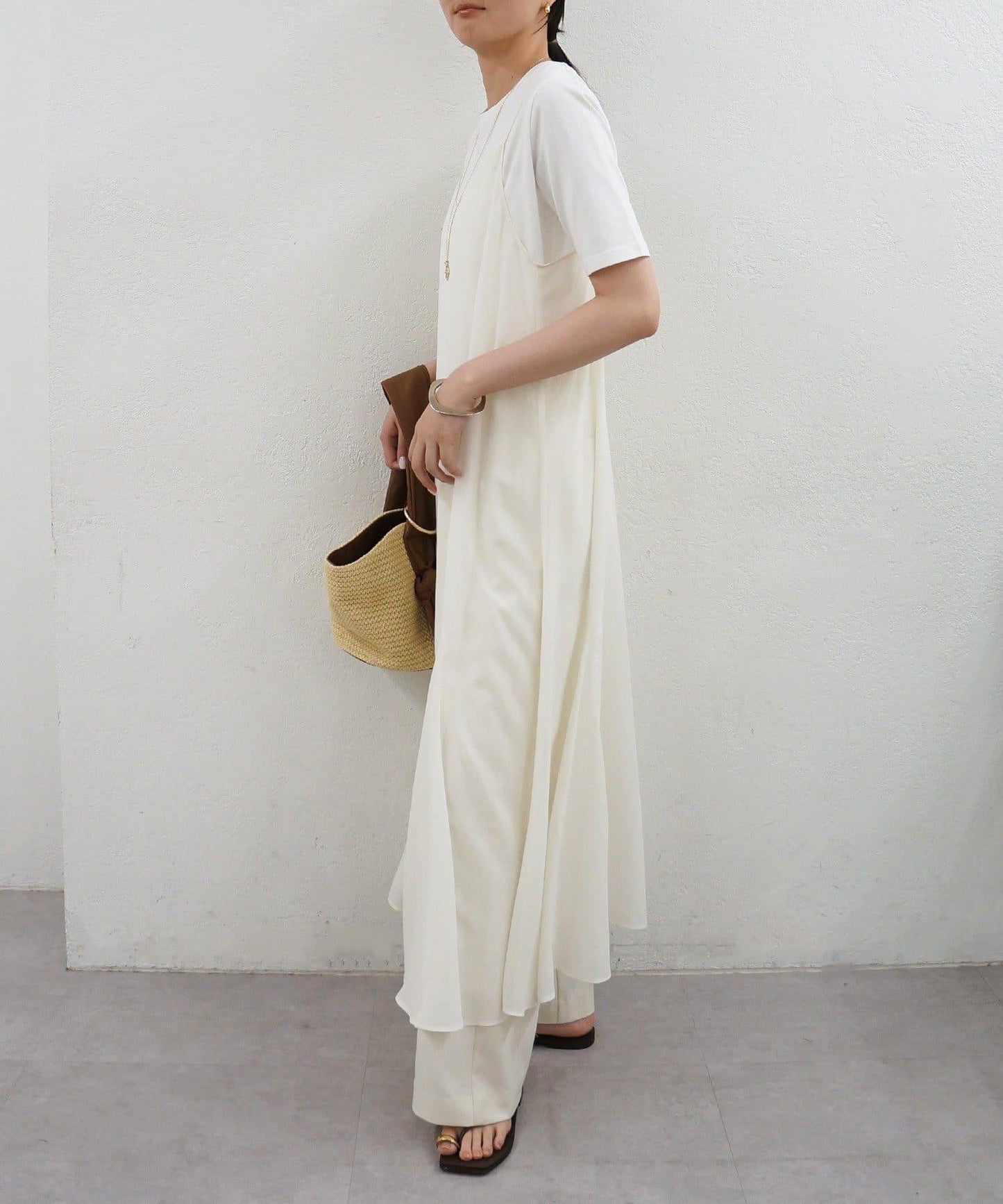 Loungedress 透視吊帶連衣裙