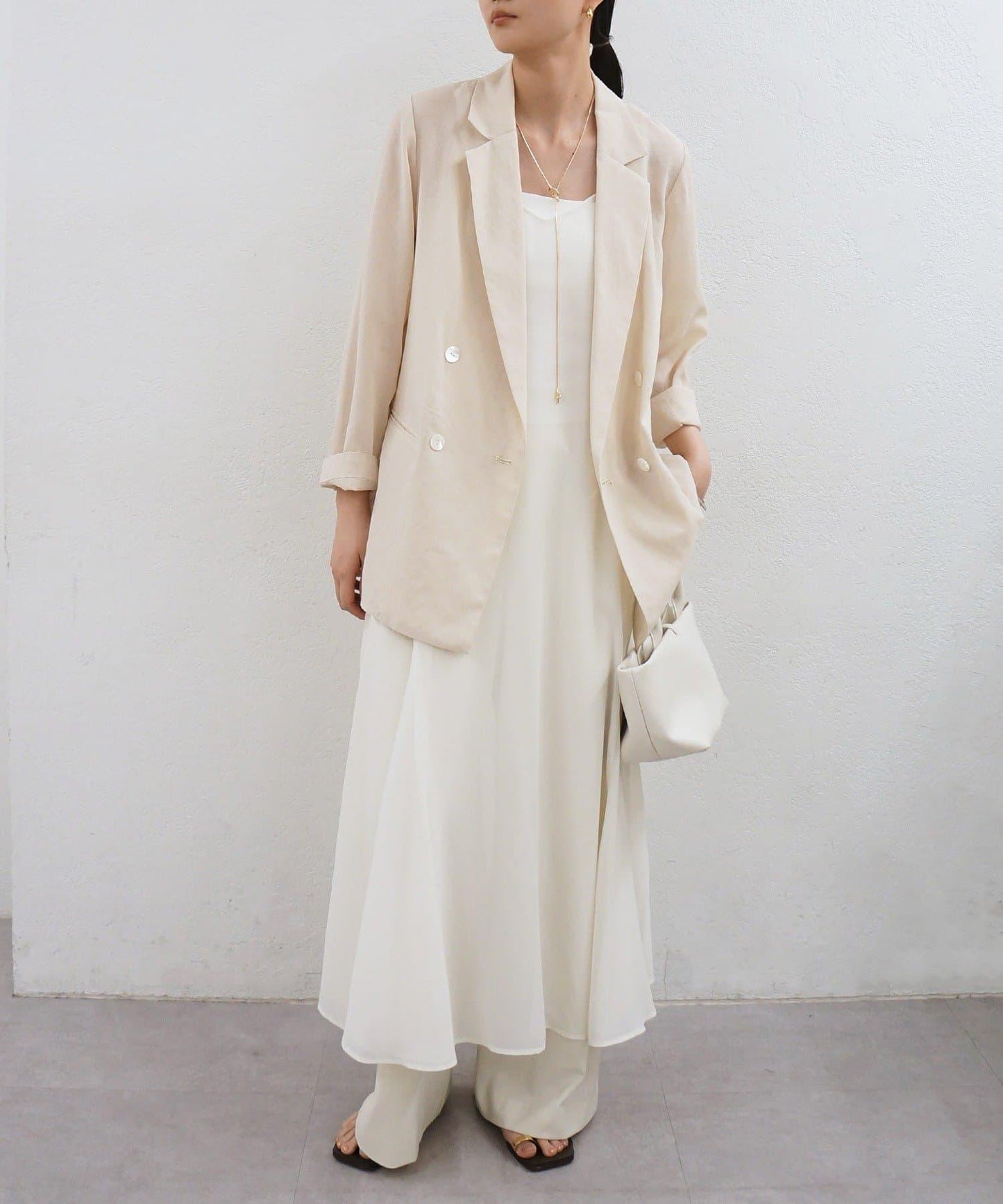 Loungedress 透視吊帶連衣裙