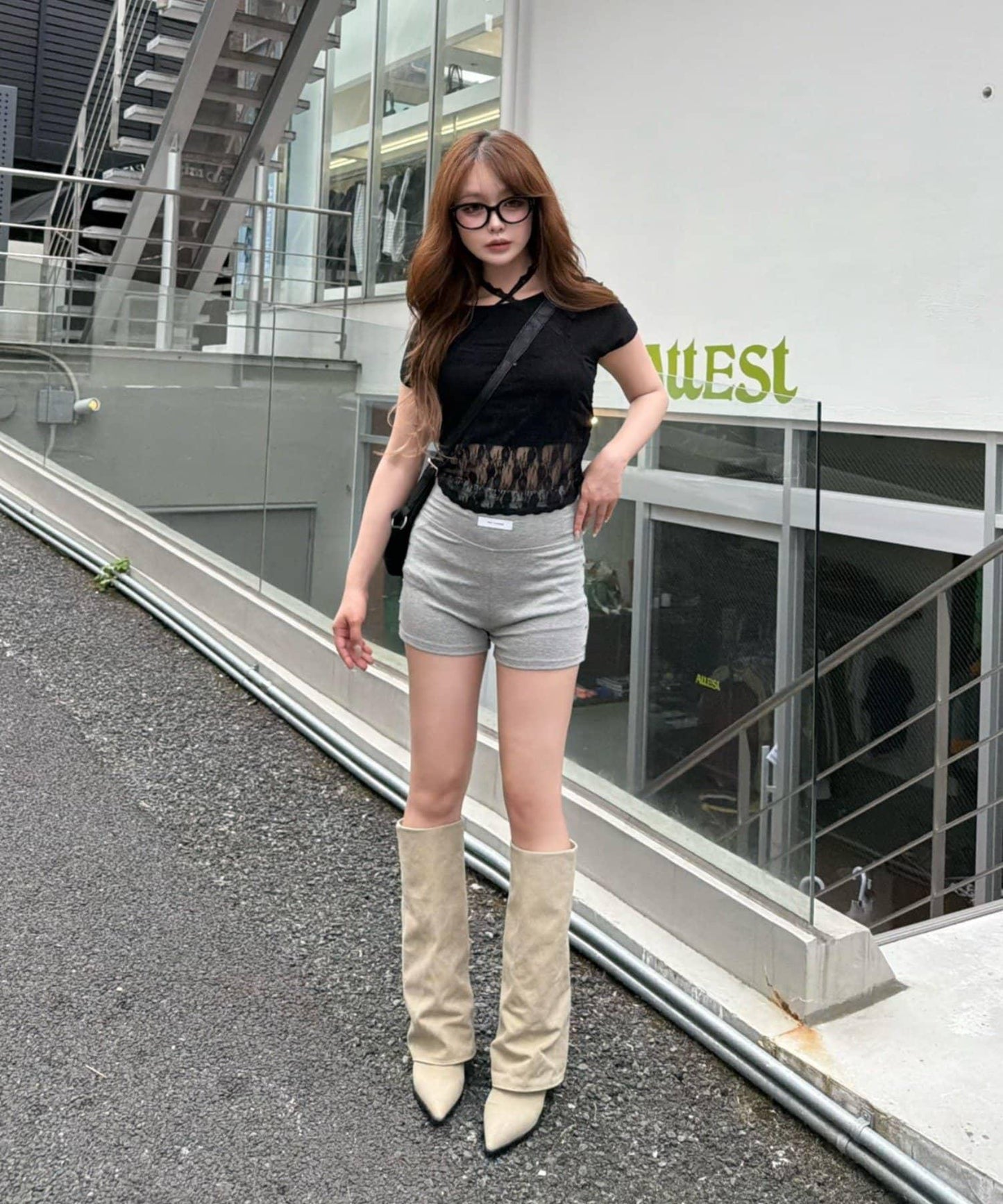 RAY CASSIN 襯裙式超短褲