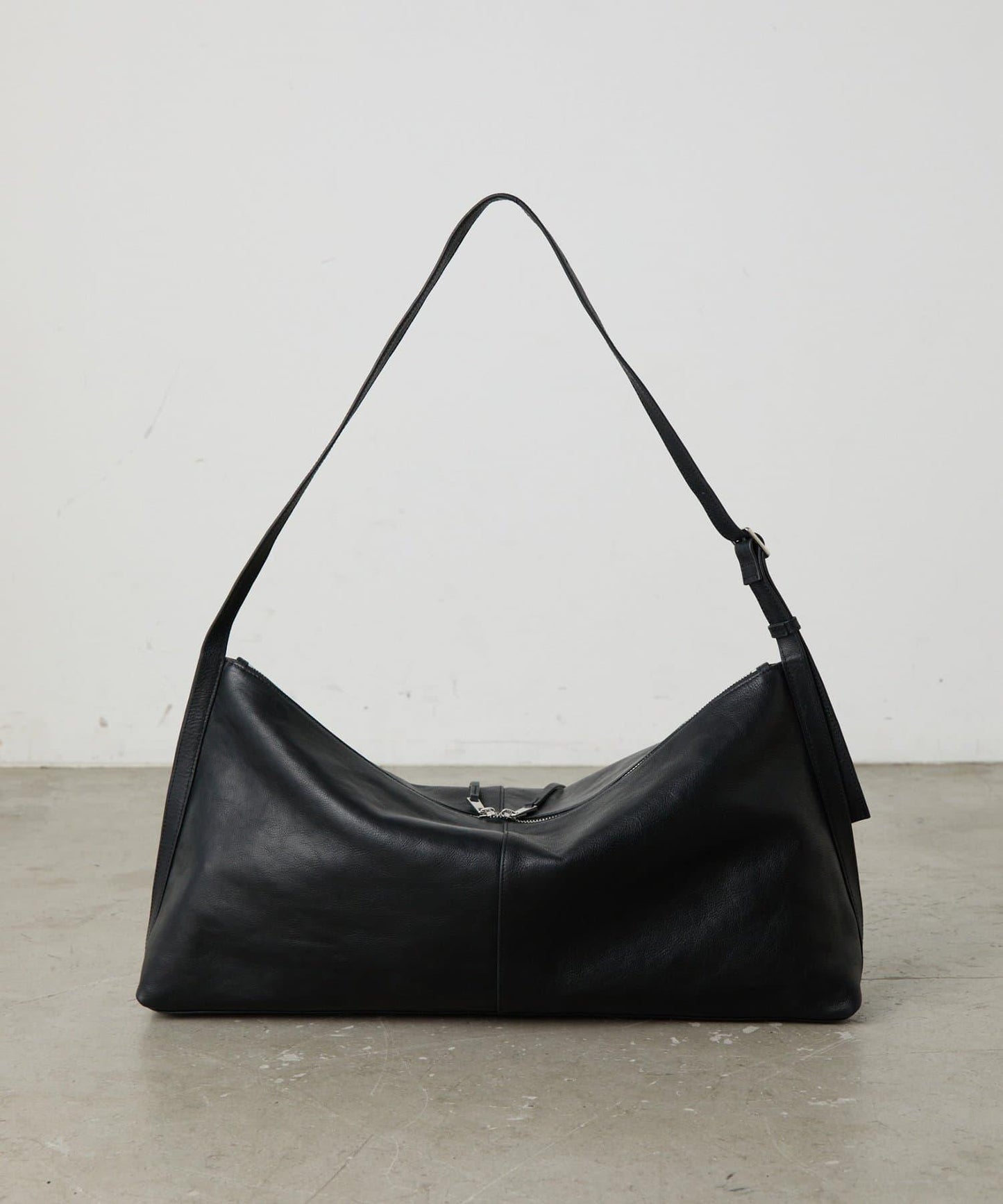 Pull-up Leather 大號扁平設計 本革 扁平包