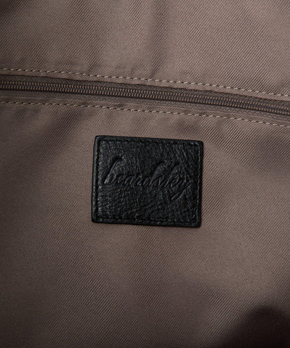 真皮 pull‑up 皮革托特包