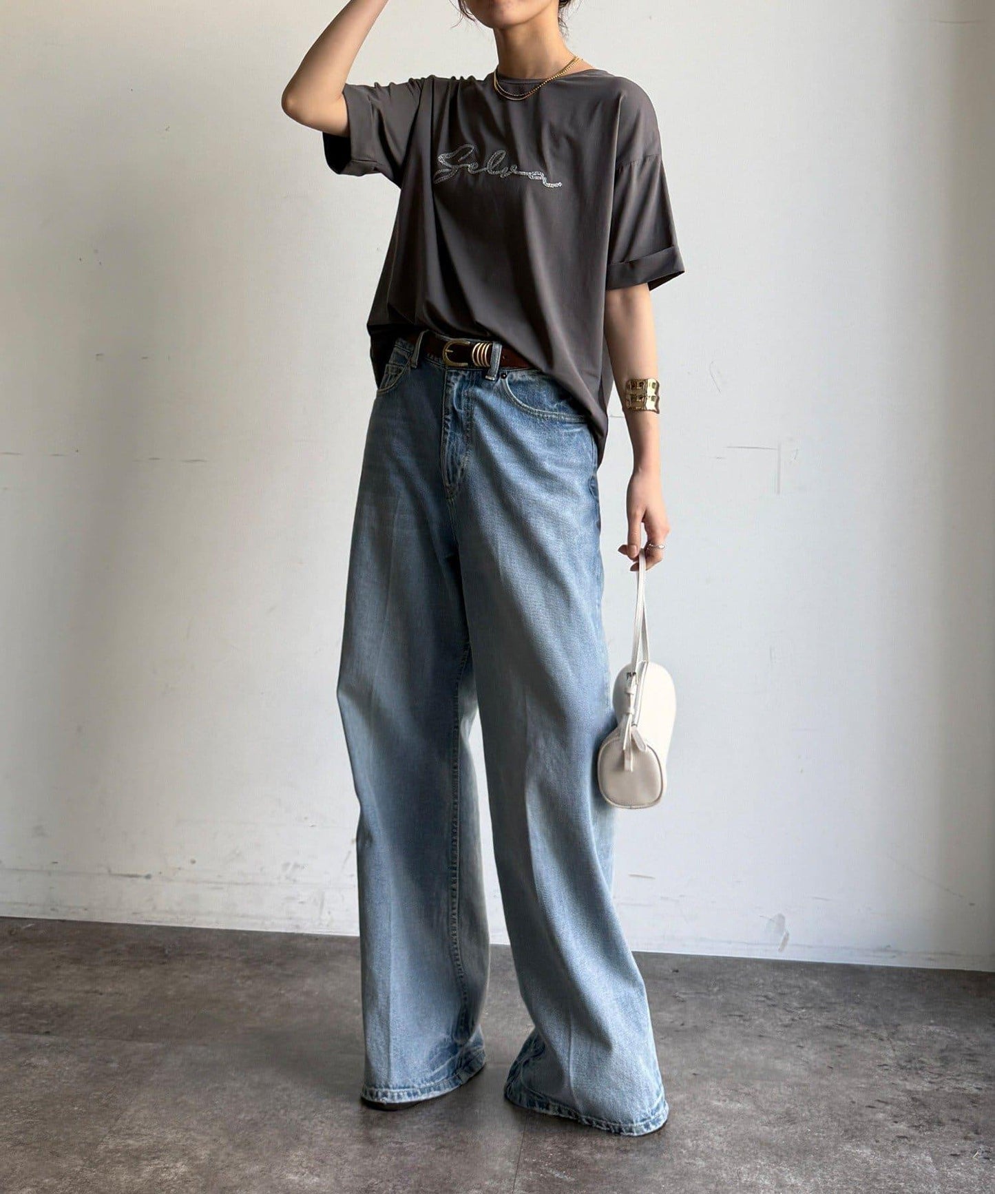 繩線刺繡Logo TEE