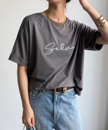 繩線刺繡Logo TEE