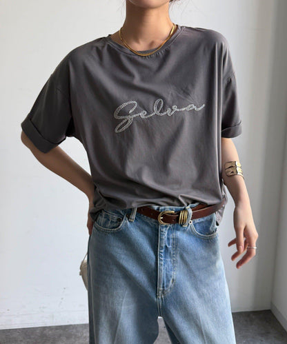繩線刺繡Logo TEE
