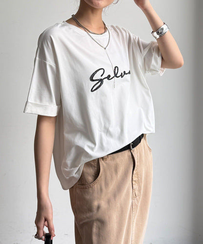 繩線刺繡Logo TEE