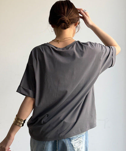 繩線刺繡Logo TEE