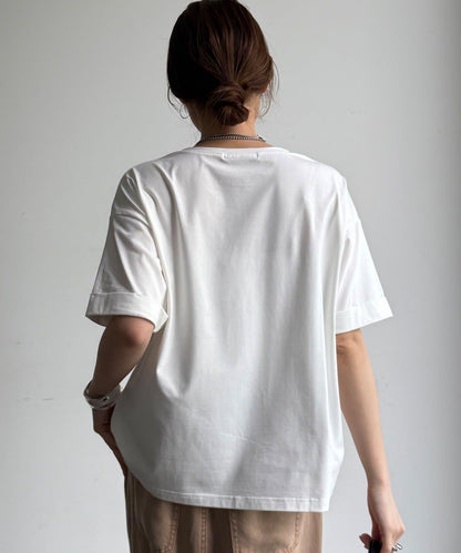 繩線刺繡Logo TEE