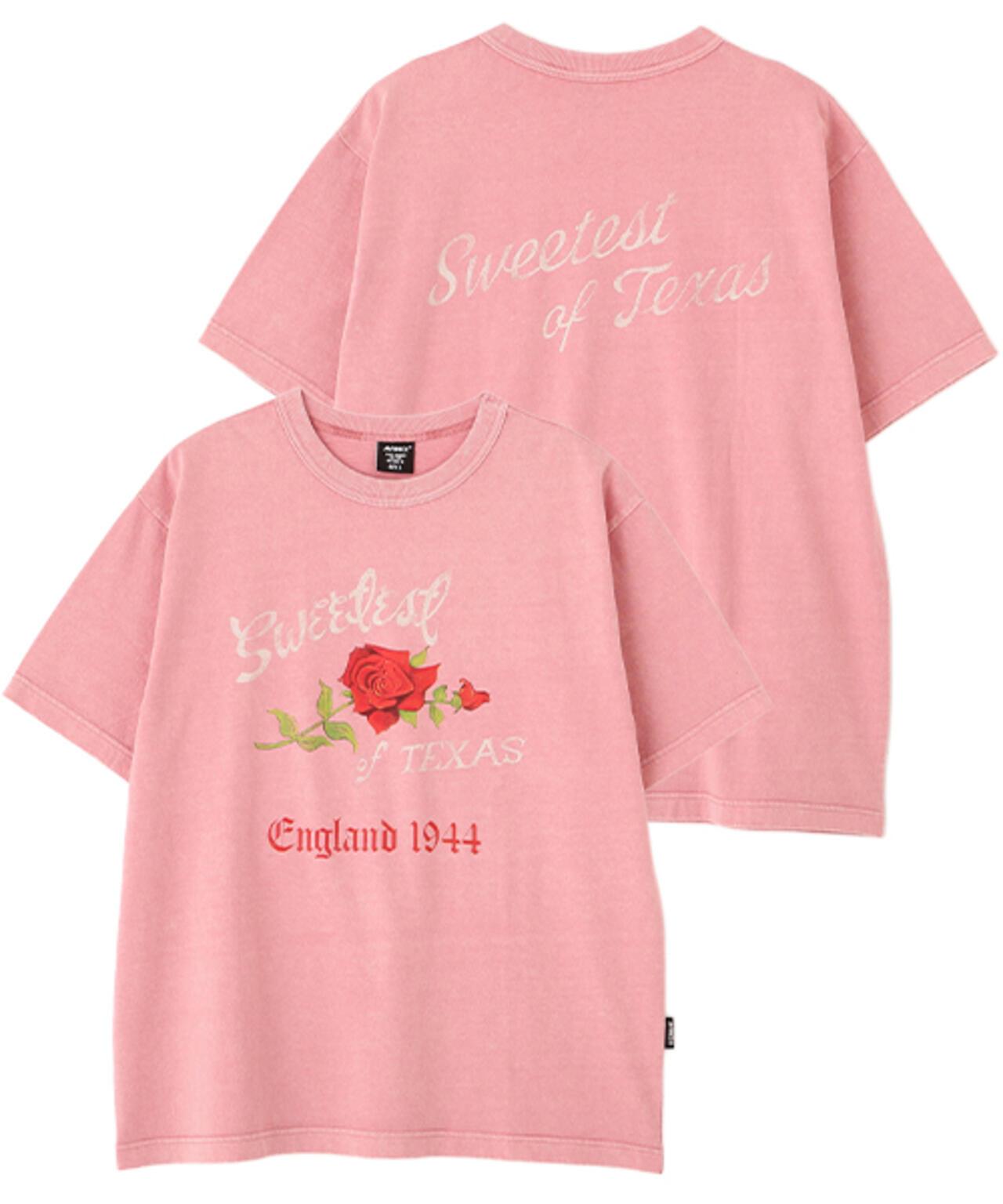 《直営店限定》 FADE T-SHIRT SWEETEST OF TEXAS 印花T恤
