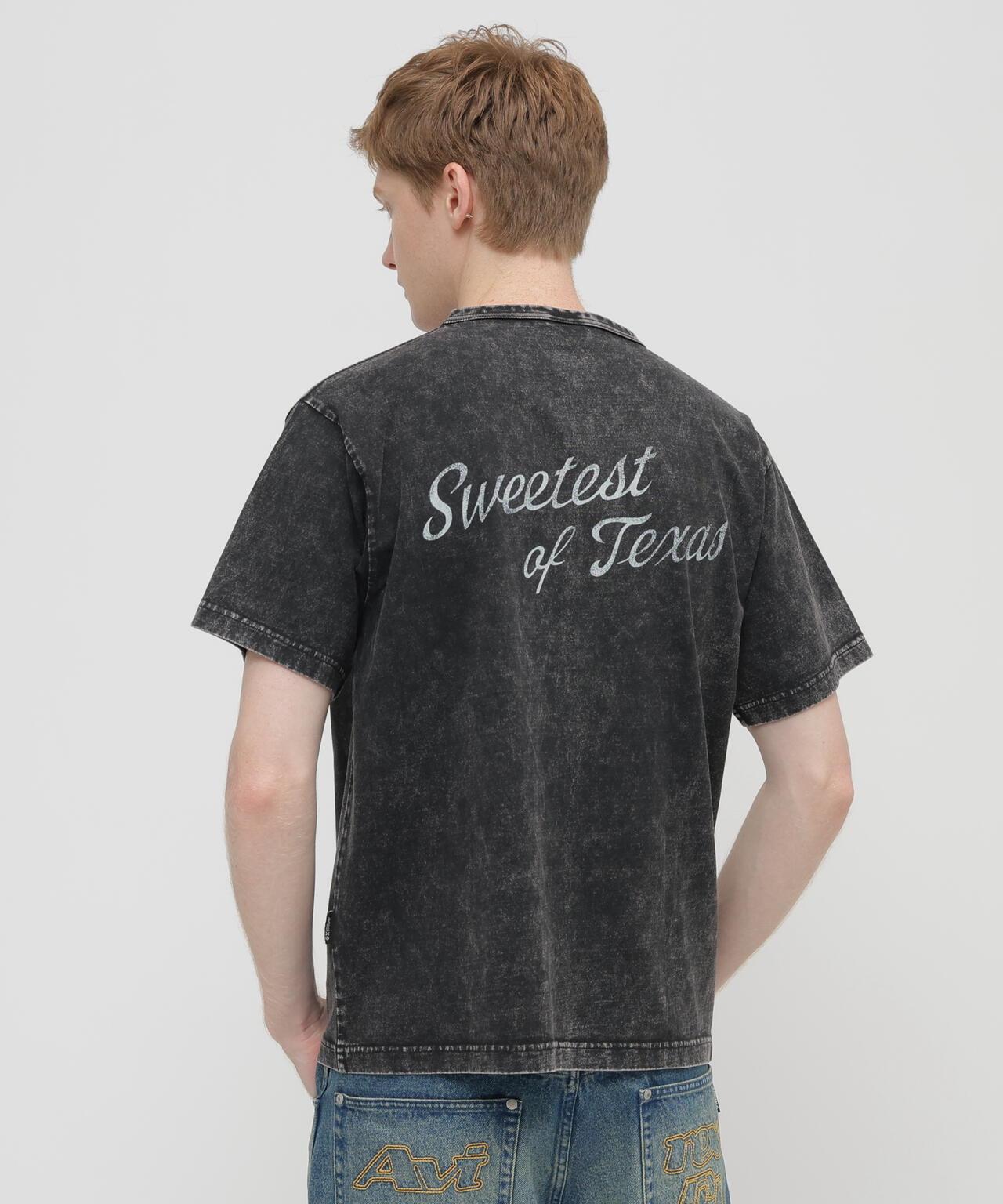 《直営店限定》 FADE T-SHIRT SWEETEST OF TEXAS 印花T恤
