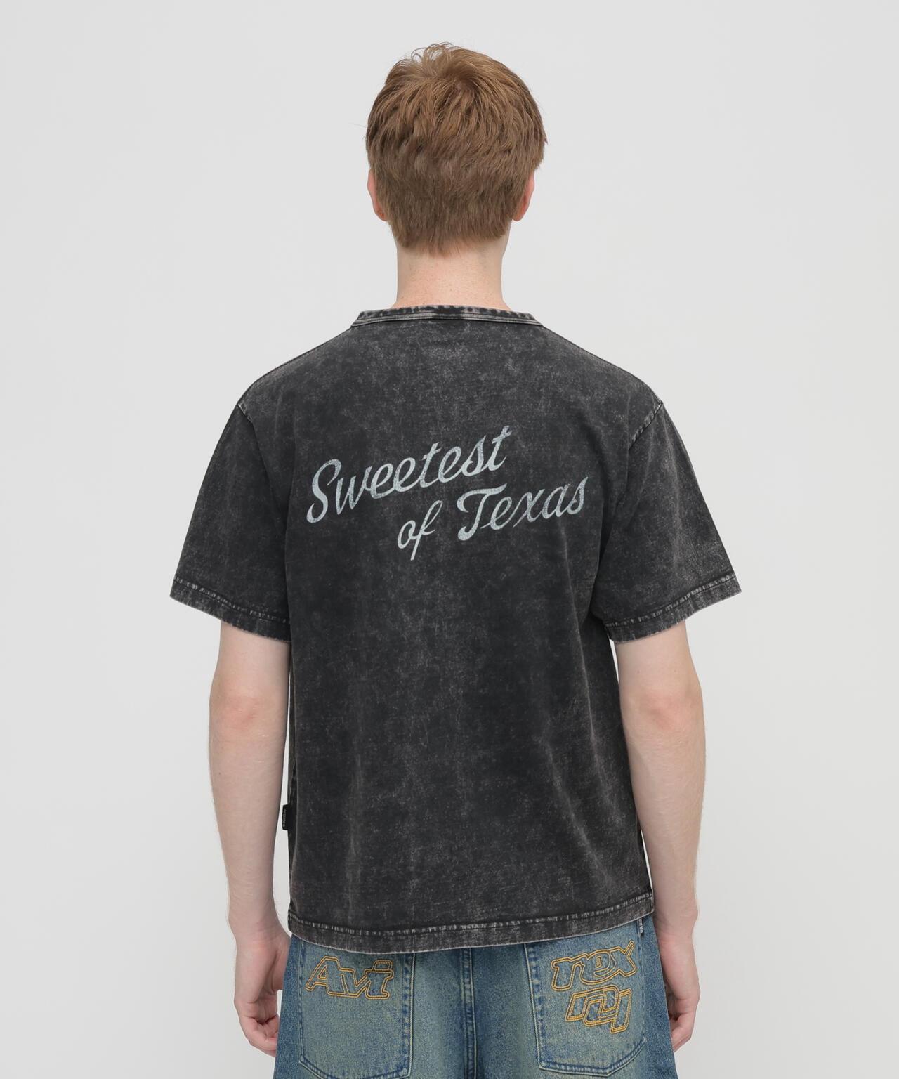 《直営店限定》 FADE T-SHIRT SWEETEST OF TEXAS 印花T恤