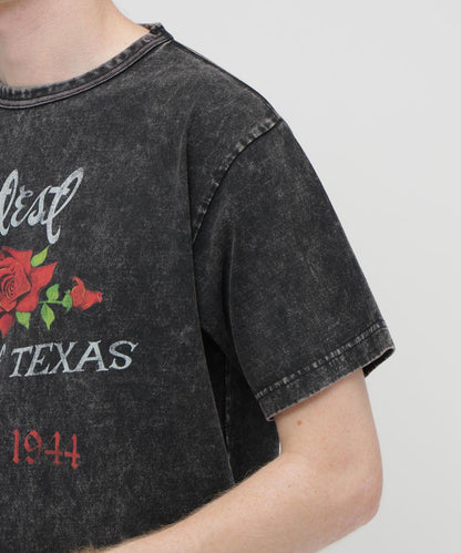 《直営店限定》 FADE T-SHIRT SWEETEST OF TEXAS 印花T恤