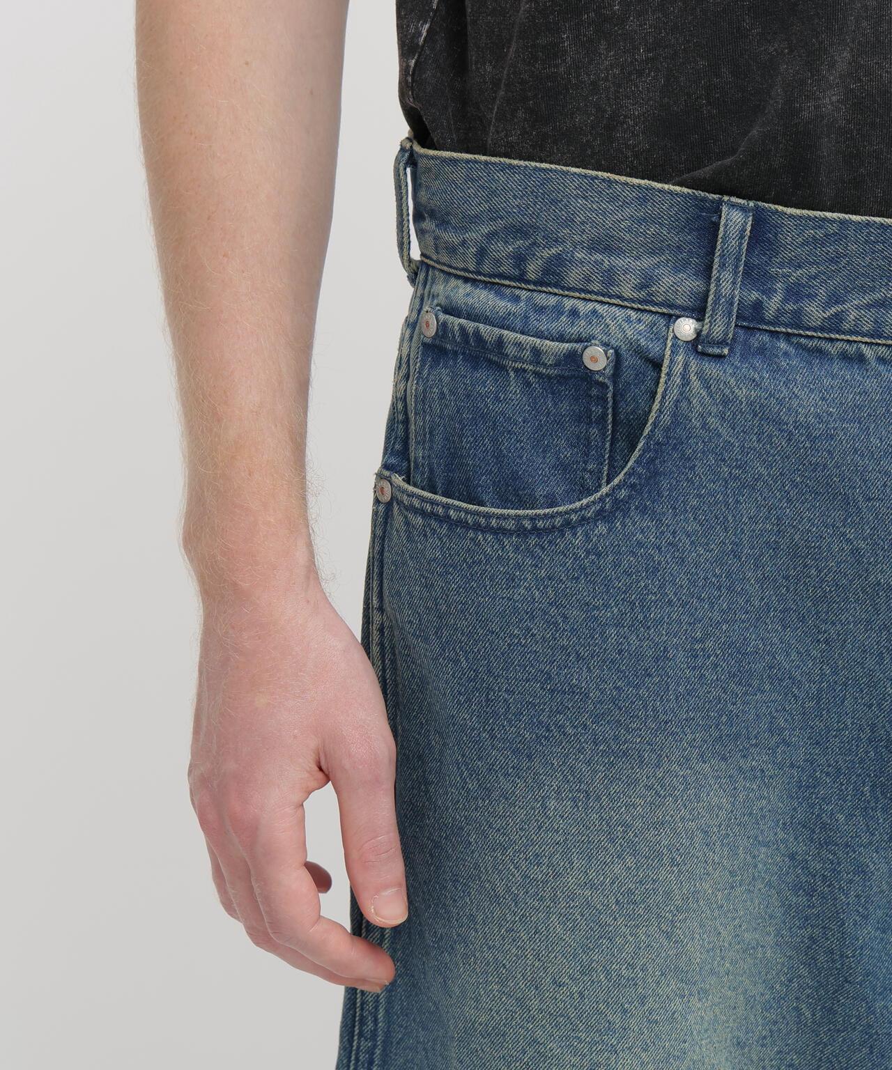 GOALERS EMBROIDERY DENIM 刺繡牛仔短褲