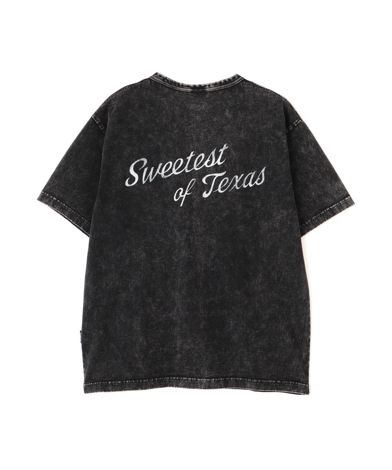 《直営店限定》 FADE T-SHIRT SWEETEST OF TEXAS 印花T恤