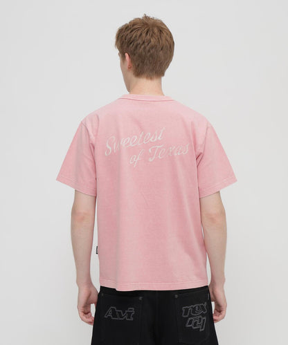 《直営店限定》 FADE T-SHIRT SWEETEST OF TEXAS 印花T恤