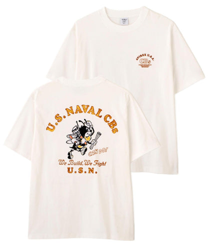 U.S. NAVAL CBs FLOCKY T恤