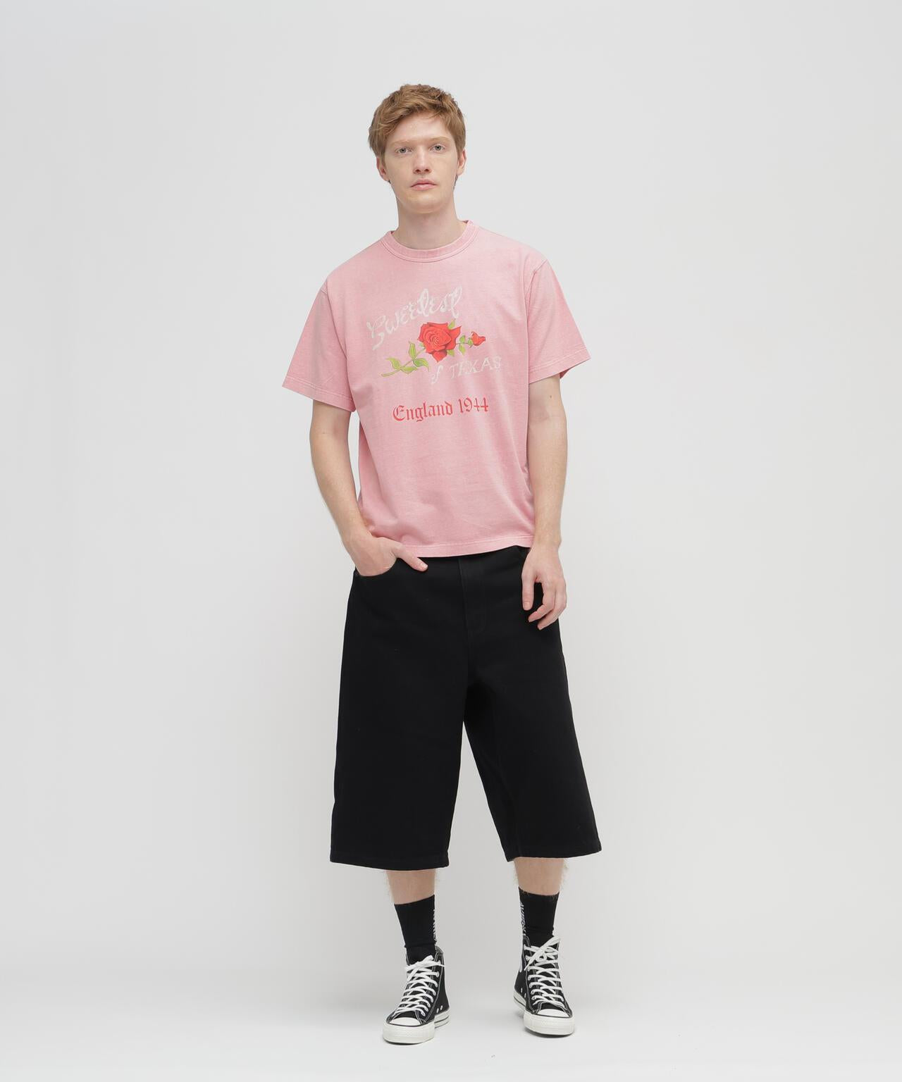 《直営店限定》 FADE T-SHIRT SWEETEST OF TEXAS 印花T恤