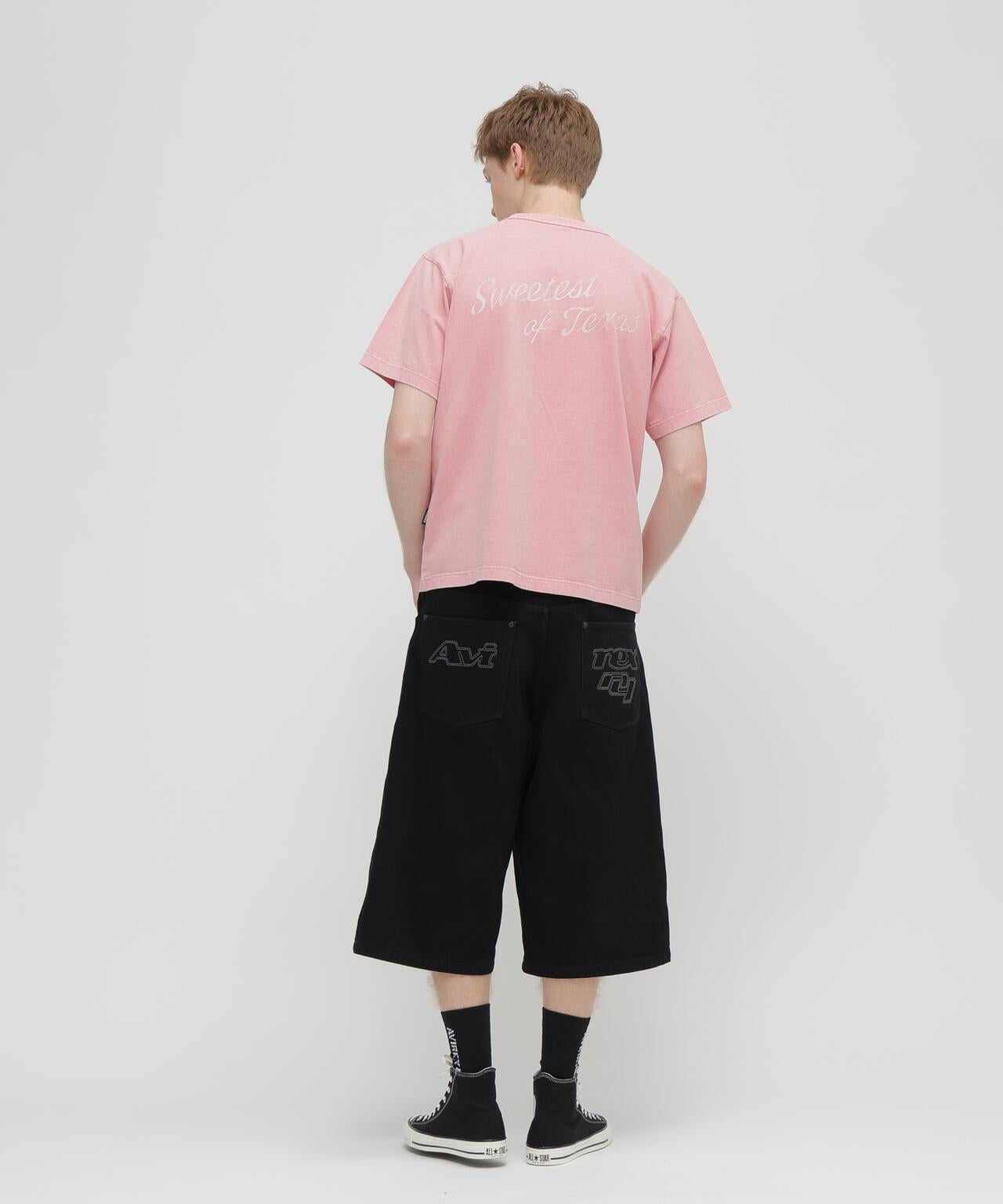 《直営店限定》 FADE T-SHIRT SWEETEST OF TEXAS 印花T恤