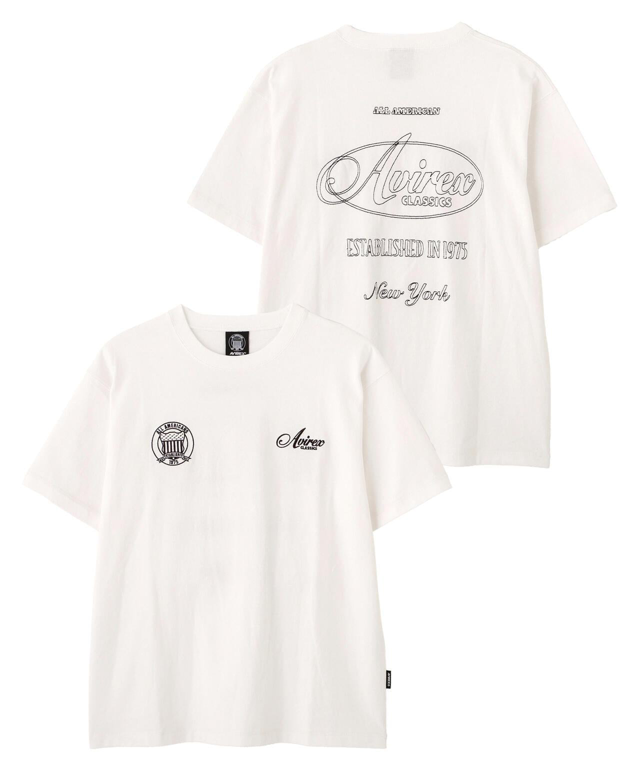 STITCH EMBROIDERY LOGO T-SHIRT T恤