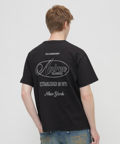 STITCH EMBROIDERY LOGO T-SHIRT T恤
