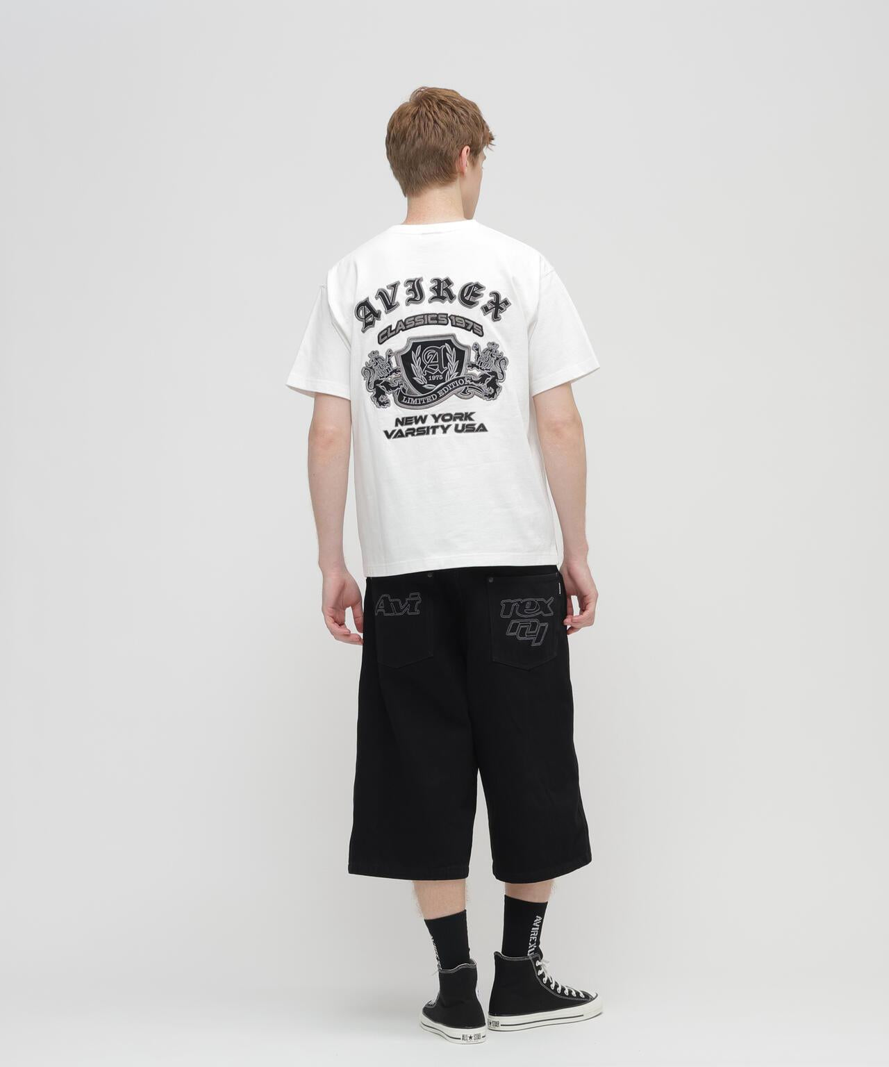 VARSITY T-SHIRT "SELECTED AUTHORITY" T恤