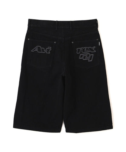 GOALERS EMBROIDERY DENIM 刺繡牛仔短褲