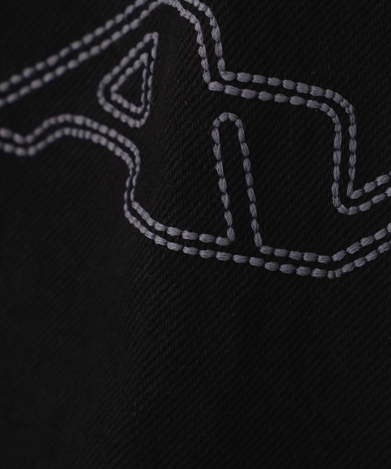 GOALERS EMBROIDERY DENIM 刺繡牛仔短褲