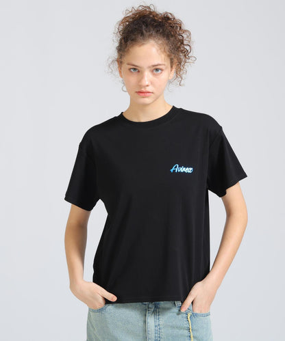 PINUP GIRL FOIL PRINT T-SHIRT 短袖T恤