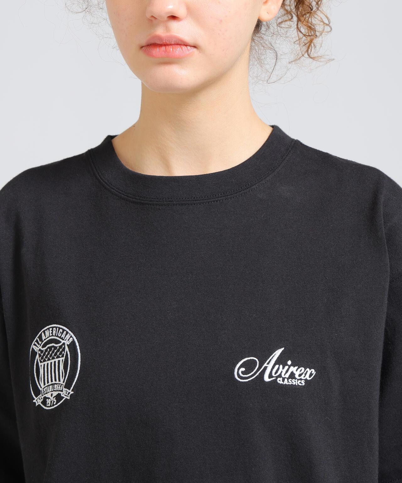 《WOMAN》 刺繡Logo T恤